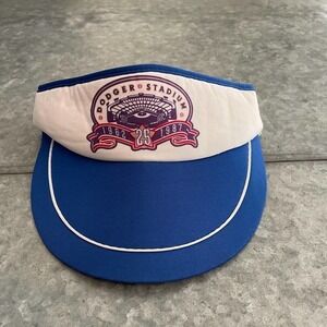 Vintage 80s Los Angeles Dodgers Stadium Hat Sun Visor 25th Anniversary 1987